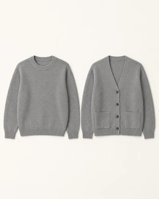 독립 생성한 knitset 유형 AI 예시 — AI 상품 예시