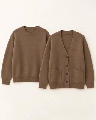 독립 생성한 knitset 유형 AI 예시 — AI 상품 예시